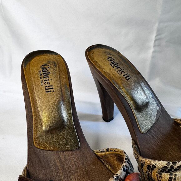 Gabrielli Women's Multi-Color Heels Size 39/8.5 - Picture 6 of 9